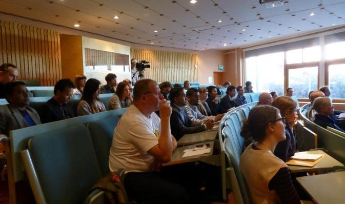 The attendees at my lecture at u of Stockholm May 2013