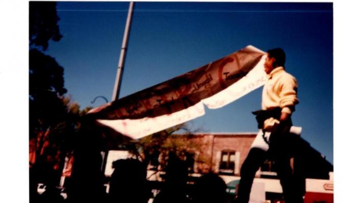 ZARNI launching Pepsi boycott Oct 1995