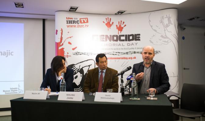 Bosnian Survivor talking on Genocide Memorial Day Islamic Human Rights Commission