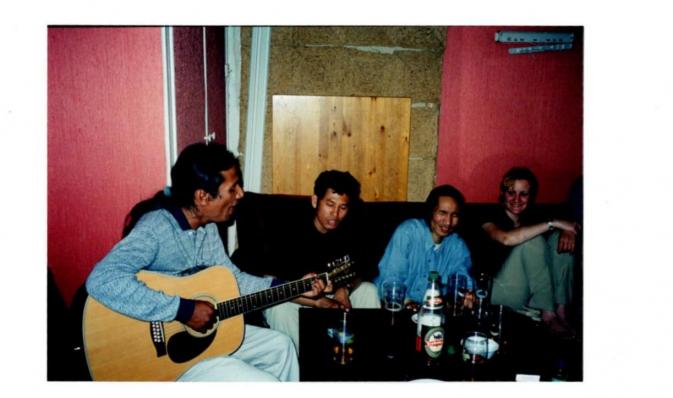 Chilling with dissidents Oslo Norway 1999