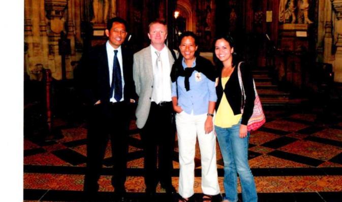 Zarni at the British Parliament 2008