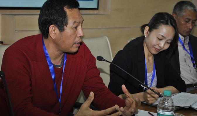 Zarni speaking in Dehli 2016